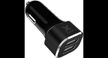 XPD12 - Power Auto Ladegerät 2 USB ports - Schwarz