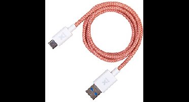 CX011 - Original USB auf USB-C Kabel - Rot/Grau