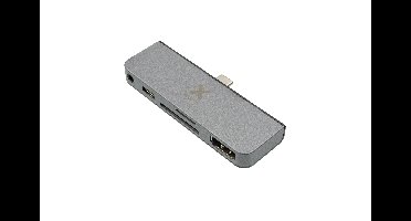 Connect 5-in-1 USB-C Hub - 60 W - HDMI, (Micro) SD-Kartenslot, 3.5 mm jack - Space Grey