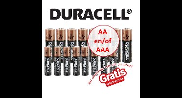 Originele Duracell AA en AAA batterijen, OP=OP!