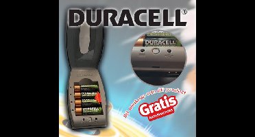 4x Originele Duracell oplaadbare batterijen incl. oplader!