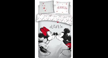 Disney Minnie Mouse Dekbedovertrek Love - katoen