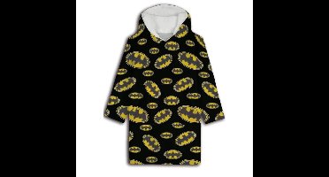 Batman hoodie poncho zwart 7 - 14 jaar - polyester