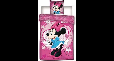 Disney Minnie Mouse Dekbedovertrek Stars - 140 x 200 cm - Polyester