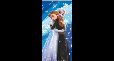 Frozen handdoek polyester blauw 70x140cm