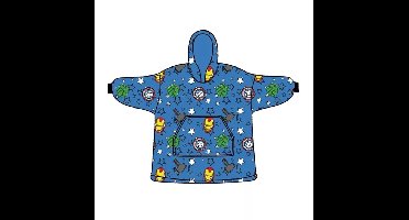 Marvel Avengers Hoodie Fleece deken Stars, 7 - 14 jaar