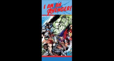 Marvel Avengers strandlaken I am An Avenger! 70 x 140 cm