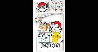 pokemon Meowth Dekbedovertrek 140 x 200 cm (70 x 90 cm) polyester