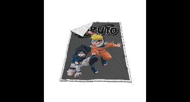 Naruto en Sasuke fleece plaid 120 x 150 cm - polyester
