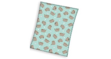 Pusheen fleeceplaid meerkleurig 150x200cm