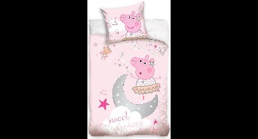Peppa Pig Sweet Dreams Dekbedovertrek 140 x 200 cm - 50 x 70 cm