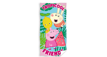 Peppa Pig strandlaken Tropical friend 70 x 140 cm