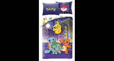 Pokémon Dekbedovertrek City 140 x 200 cm