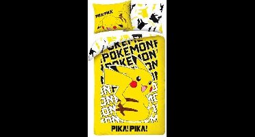 Pokémon Pika Pika Dekbedovertrek 140 x 200 cm (70 x 90 cm)
