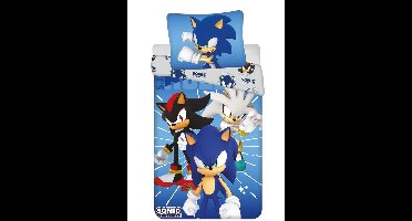 Sonic Dekbedovertrek Blue 140 x 200 cm - Polyester