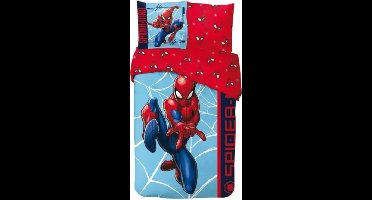 Spiderman Action Dekbedovertrek 140 x 200 cm - 65 x 65 cm