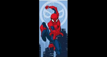Spiderman handdoek shoot a web polyester 70 x 140 cm