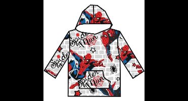 Spiderman hoodie poncho maat XS - L - polyester