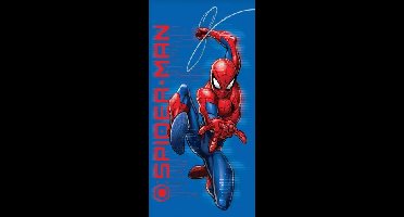 Spiderman strandlaken shooting a web 70 x 140 cm katoen