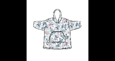 Stitch hoodie poncho 7 - 14 jaar - polyester