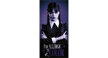 Wednesday strandlaken Allergic 70 x 140 cm