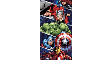 Marvel badhanddoek 70 x 140 cm - polyester