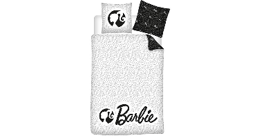 Barbie Dekbedovertrek polyester - 140 x 200 cm 63 x 63 cm