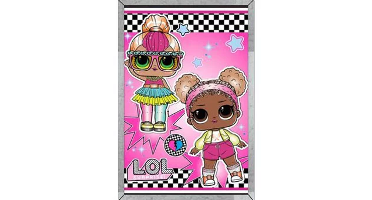 LOL Surprise Fleece plaid Stars 90 x 140 cm