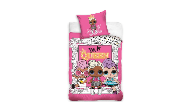 LOL Surprise! Dekbedovertrek I'm a Queen 140 x 200 cm - Katoen - 70 x 90 cm