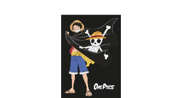 One Piece Fleece Plaid zwart 100 x 140 cm