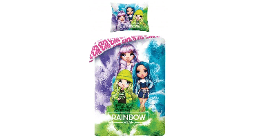 Rainbow High Dekbedovertrek 140 x 200 cm - Katoen 70 x 90 cm