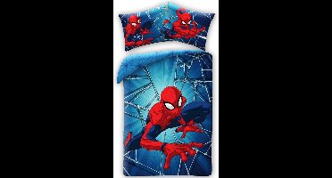 Spiderman Dekbedovertrek 140 x 200 cm - 60x70cm