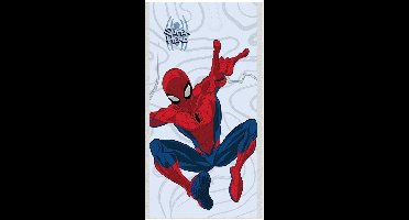 Spiderman handdoek web polyester 70 x 140 cm