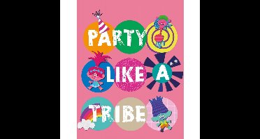 Trolls Fleece plaid Part like a Tribe 100 x 150 cm