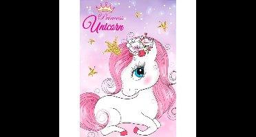 Unicorn fleece deke 100 x 140 cm