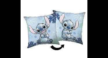 Stitch sierkussen blauw 40 x 40 cm