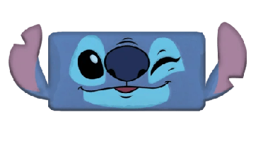 Stitch sierkussen 'knipoog' 27 x 45 cm