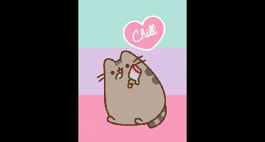 Pusheen Chill fleece deken 130 x 170cm
