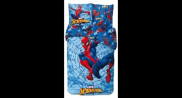 Spiderman Dekbedovertrek blauw 140 x 200 cm - 65 x 65 cm