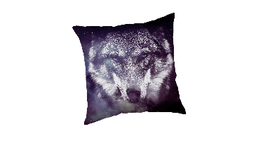 'Wolf' dieren sierkussen 45 x 45 cm