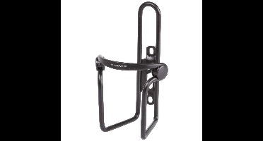 Bidonhouder M-Wave aluminium met PVC klemmen - zwart
