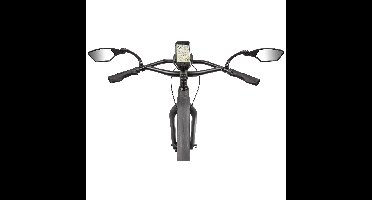 Fietsspiegel M-Wave Spy Space rechts - klemmontage (op kaart)