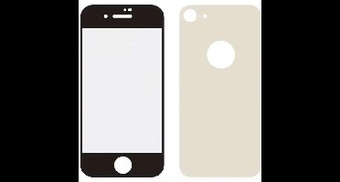 Mobilize Edge-To-Edge Glass Screen Protector Apple iPhone 8 Front and Back Pack Gold Full Glue