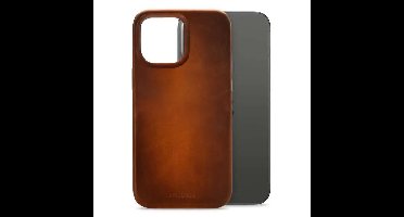 Mobilize Magsafe Compatible Premium Leather Case Apple iPhone 15 Pro Max Burned Cognac