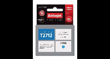 Activejet AE-27CNX inkt (vervanging van Epson 27XL T2712; Supreme; 18 ml; blauw)
