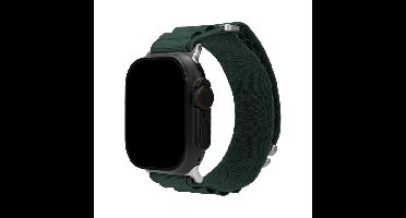 Mobilize Nylon Watch Band - Alpine - Titanium Connector - for Apple 38/40/41mm - Dark Green