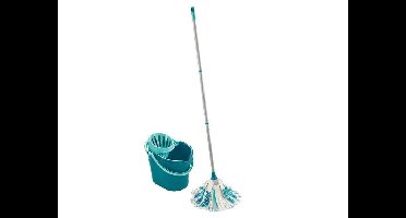 LEIFHEIT 52106 mop/dweil Katoen, Fiber Droog en nat Blauw, Wit