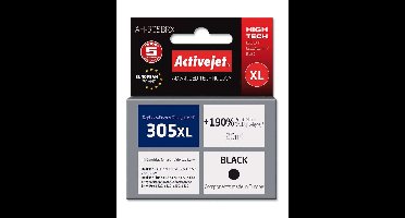 Activejet AH-305BRX inktcartridge 1 stuk(s) Compatibel Hoog (XL) rendement Zwart