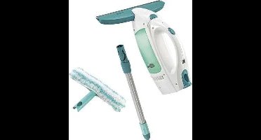Leifheit 51003 elektrische raamreiniger Blauw, Wit