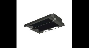 Electrolux LFP336K Uitschuifbare afzuigkap 410 m³/h Zwart